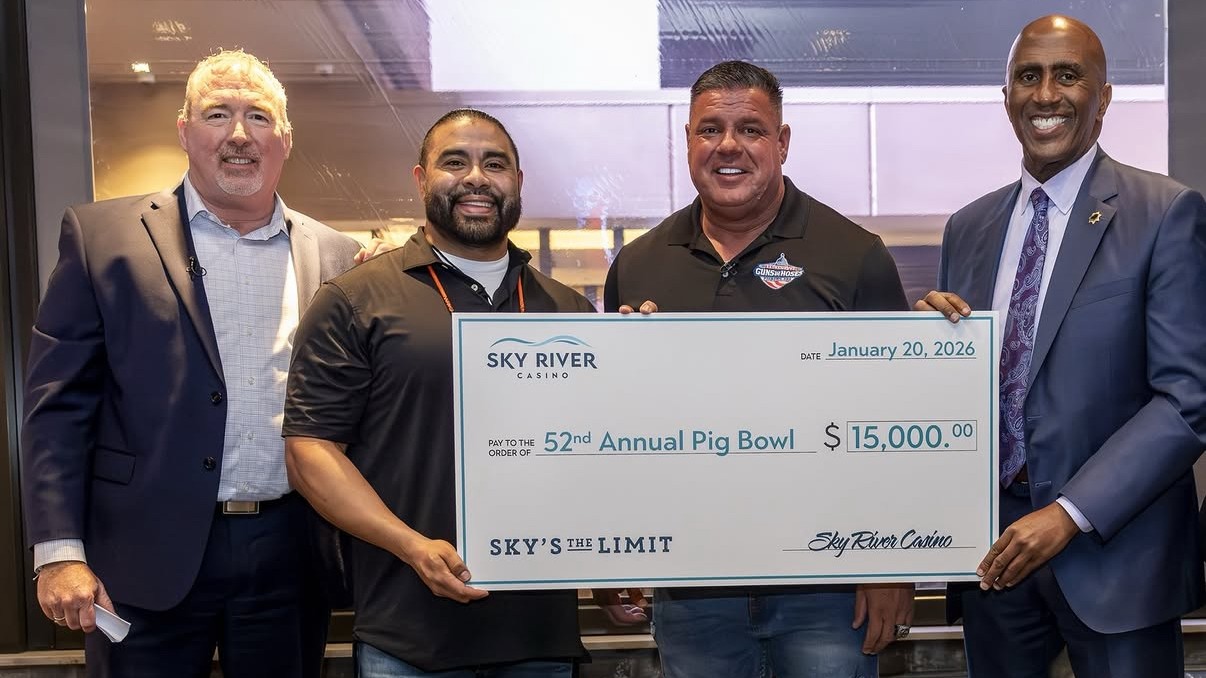 Sky River Casino Donates $15k to Support the 52nd Annual Pig Bowl