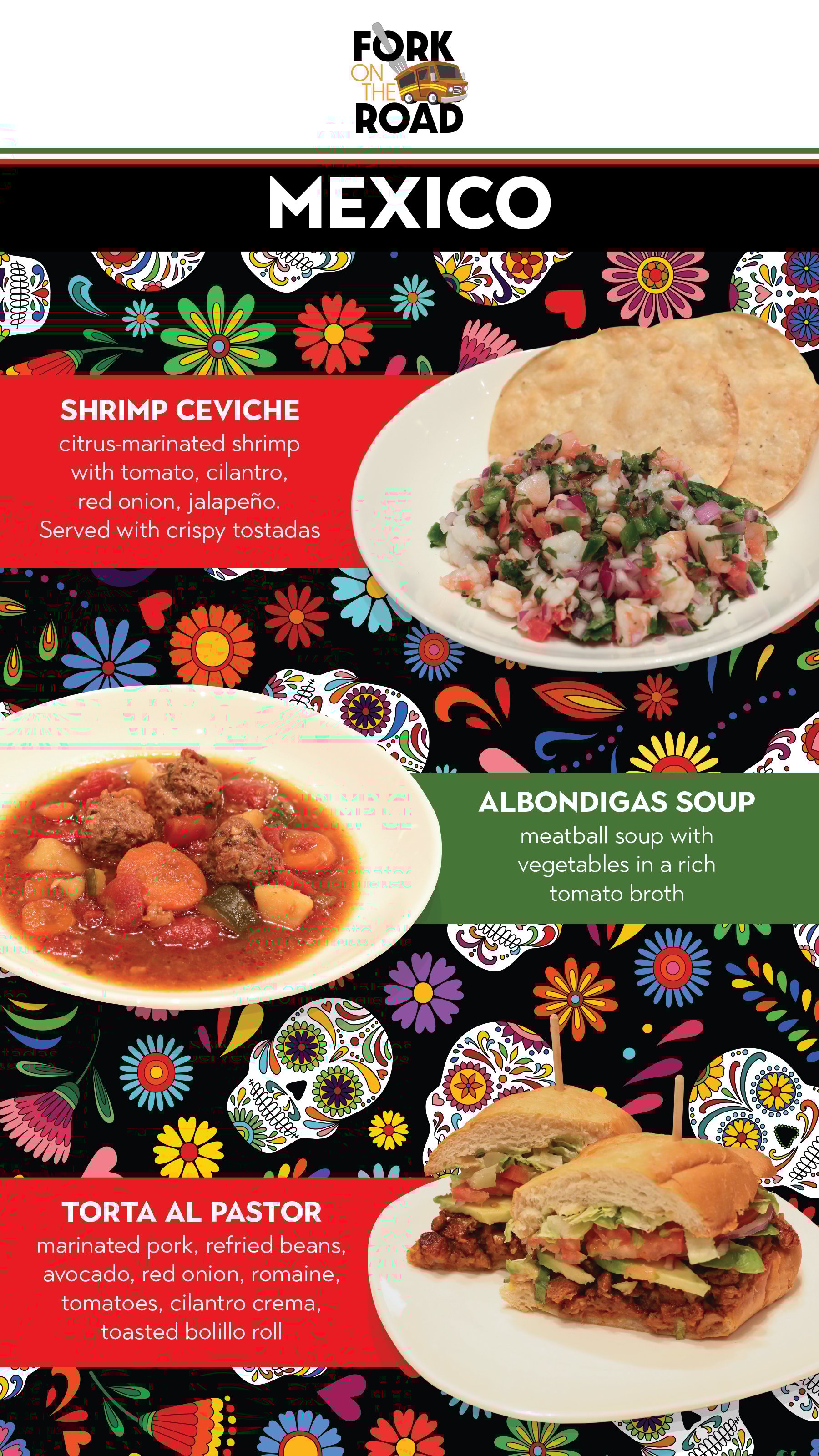 Fork on the Road Menu