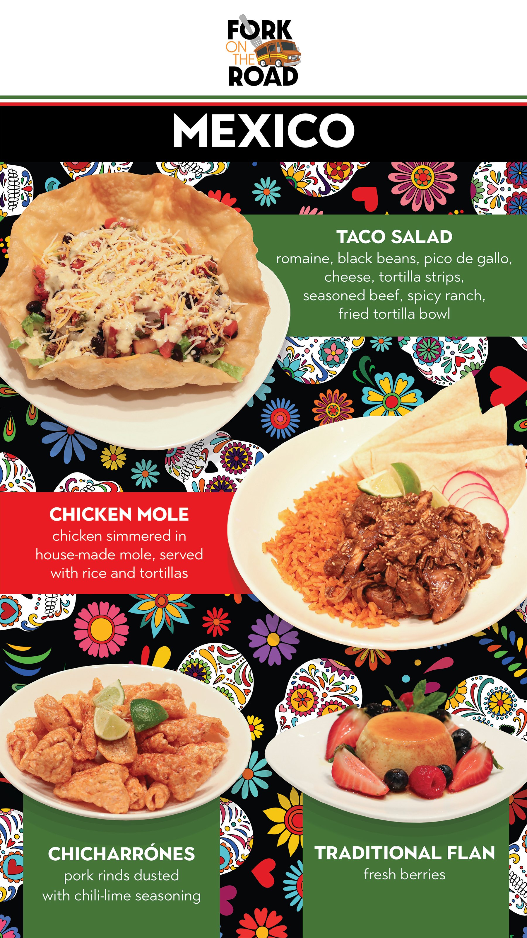 Fork on the Road Menu