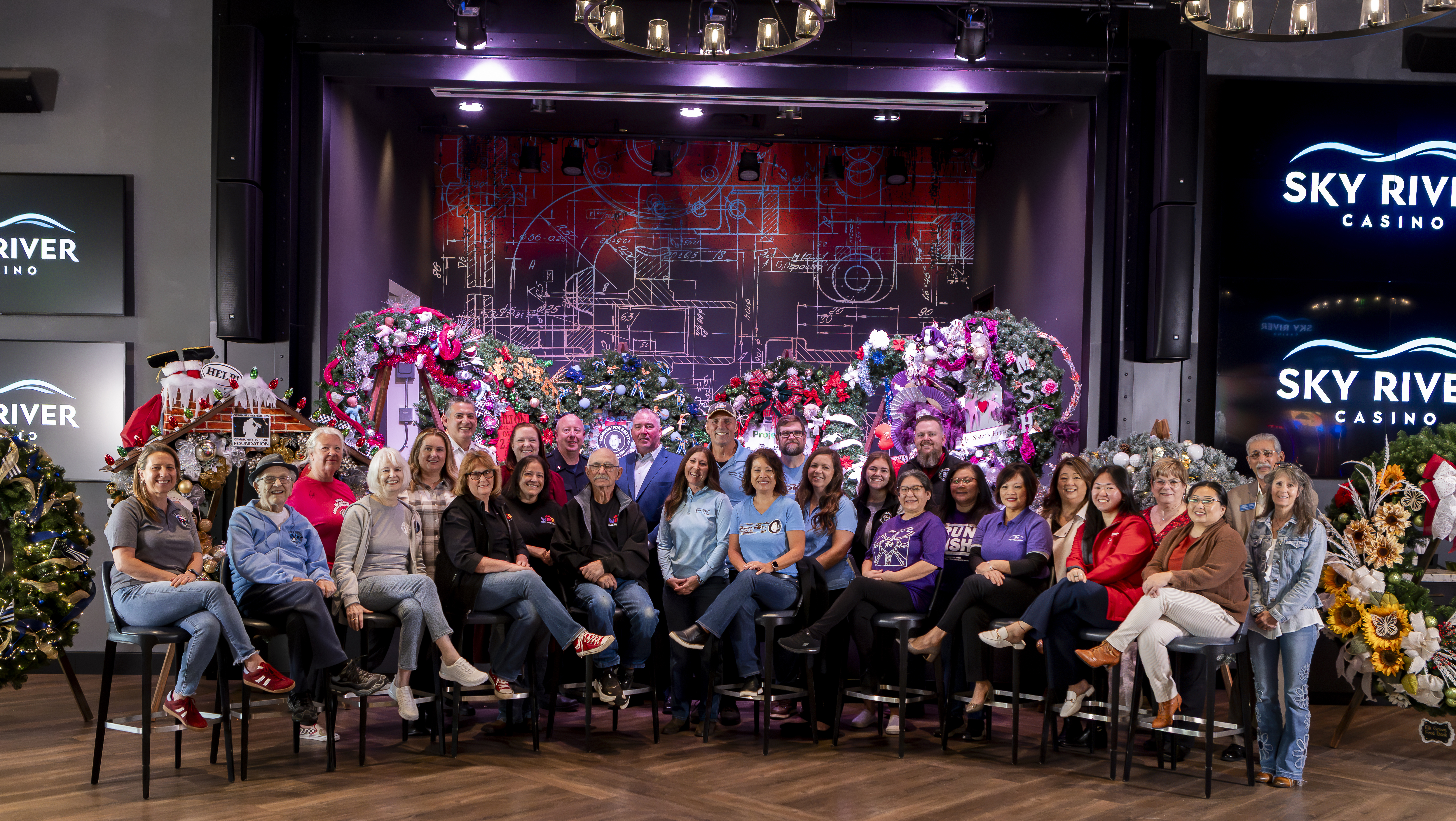 Sky River Casino Awards $25k to Nonprofits in 4th Annual Wreaths of Hope Program