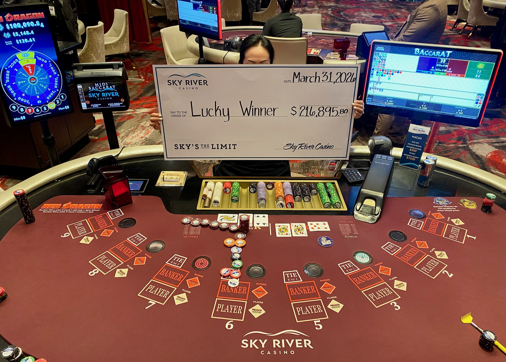 Sky River Casino Rewards Members Win More Than $580,000 in Recent Jackpots